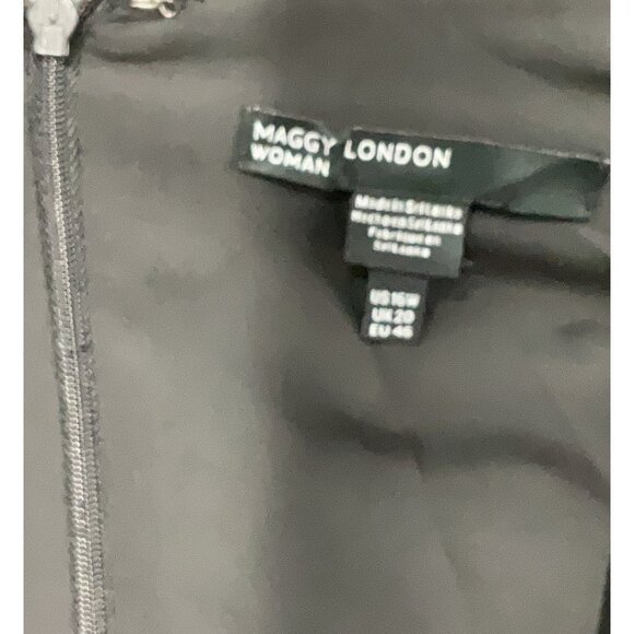 NWT Maggy London wrap dress 16w - Picture 4 of 5